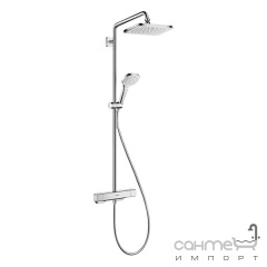 Душевая система наружного монтажа с термостатом Hansgrohe Croma E Showerpipe 280 27660000 хром Суми