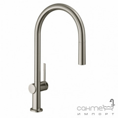 Смеситель для кухни с вытяжным изливом Hansgrohe Talis M54 72803800 нержавеющая сталь, S-Box Фастів
