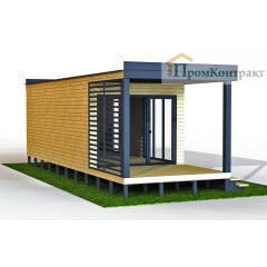 Каркасно-щитовий модульний будинок 9.5х3 м під ключ Ізюм