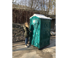 Біотуалет кабіна з пластиковим піддоном 