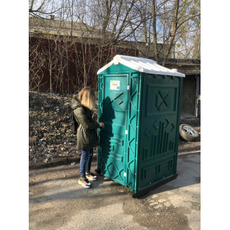 Біотуалет кабіна з пластиковим піддоном 