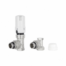 Комплект термостатичний SD Plus 1/2" для кутового радіатора SD352W15