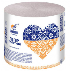 Папір туалетний із макулатури міні з тисненням Київ