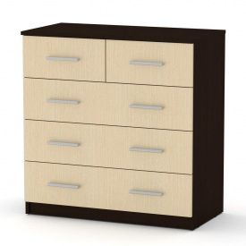 Комод 2+3 Компанит 810х417х828 мм дсп венге-комби