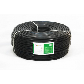 Силовой кабель ВВГп нг 3х1,5 бухта 100 м медь для проводки чорный