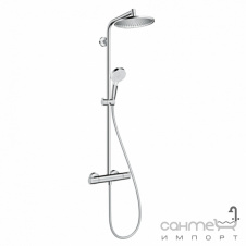 Душова стійка з термостатом Hansgrohe Crometta S 240 EcoSmart 27268000 хром