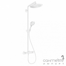 Душова стійка із термостатом Hansgrohe Raindance Croma Select S 280 EcoSmart 26891700 матова біла