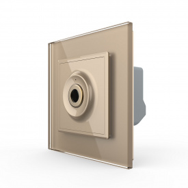 Безконтактний вимикач 1 сенсор золотий Sense Livolo (VL-C7FCU1-2AP)