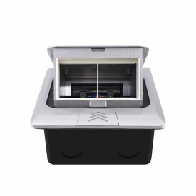 Підлоговий висувний розетковий блок сірий Livolo (VL-SHS016-S)