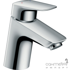 Смеситель для раковины с донным клапаном Hansgrohe Logis 71077000 хром Херсон