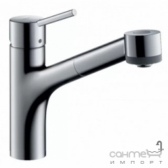 Смеситель для кухни с вытяжным изливом Hansgrohe Talis S 73861000 хром Одеса