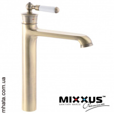 Смеситель для умывальника MIXXUS Premium Vintage Bronze (Chr-001) high, Польша