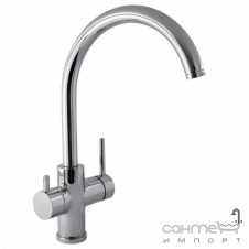 Смеситель для кухни с изливом для фильтрованной воды Tres Ecosmosis 03045501 хром