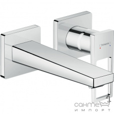 Смеситель для раковины скрытого монтажа Hansgrohe Metropol 74525000 хром