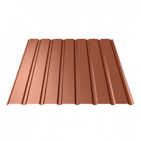 Профнастил Ruukki Т15 Rough Matt 0,45 мм RR-750 (Цегляно-червоний)