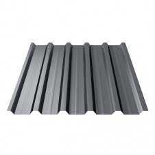 Фото - Профнастил Ruukki Т35 Polyester 0,45 мм RR-23 (Гірський сірий) Профнастил Ruukki Т35 Polyester 0,45 мм RR-23 (Гірський сірий)