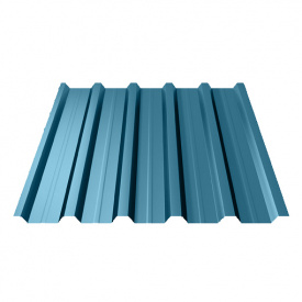 Профнастил Ruukki Т35 Polyester 0,45 мм RR-35 (Блакитне озеро)
