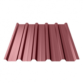Профнастил Ruukki Т35 Polyester 0,45 мм RR-798 (Красное вино)