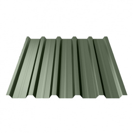 Профнастил Ruukki Т35 Rough Matt 0,45 мм RR-11 (Зеленая сосна)