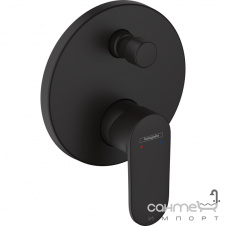 Смеситель для ванны скрытого монтажа Hansgrohe Vernis Blend 71467670 матовый черный