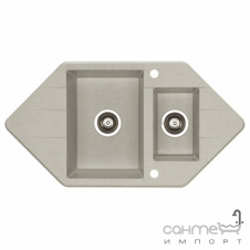 1054776 - Мойка гранитная Alveus Cubo Algranit 80-A22 (terra)
