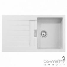 Гранітна кухонна мийка Schock Cristalite Primus D100 оборотна 22 moonstone