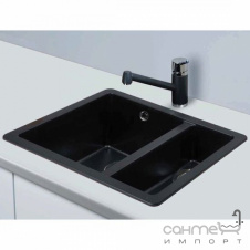 Гранитная кухонная мойка Schock Cristalite Quadro N150 22 moonstone