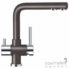 Смеситель для кухни Schock Wellus 70001 гранит в цвете Cristadur 79 vintage