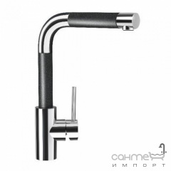 Смеситель для кухни с выдвижным изливом Schock SC300 597120 хром, гранит в цвете Cristalite 41 basalt Херсон
