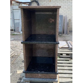 Кулумбарий для урн с прахом 60х60 см красный