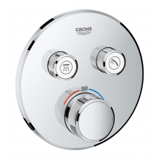 GROHE SMARTCONTROL термостат для душа внешняя часть на 2 выхода хром