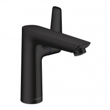 HANSGROHE TALIS E смеситель для раковины 150, однорычажный, со сливным гарнитуром, черный матовый