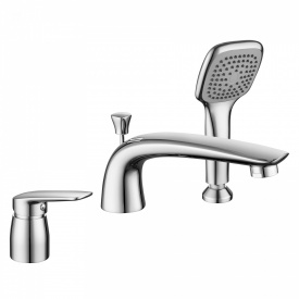 IMPRESE PRAHA new смеситель для ванны врезной, на три отверстия, хром, 35 мм