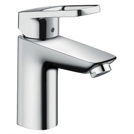 HANSGROHE LOGIS Loop 100 смеситель для умывальника однорычажный, со сливным гарнитуром, хром