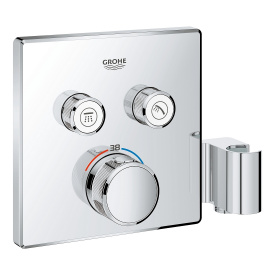 GROHE GROHTHERM SmartControl термостат для душа внешняя часть на 2 потребителя со встроенным держателем ручного душа