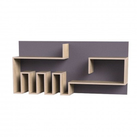 Полка навесная Тиса Мебель Модуль 134 Сонома