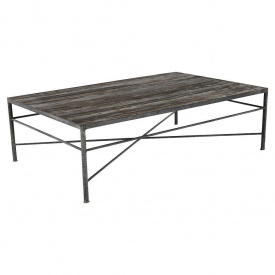 Кофейный журнальный столик в стиле LOFT (NS-596)