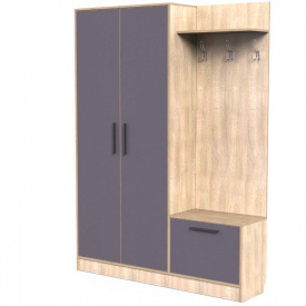 Прихожая Тиса Мебель Прихожая-34 Сонома Графит