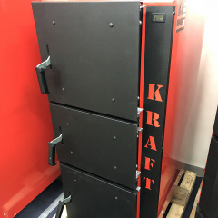 Котел тривалого горіння з автоматикою 40 кВт KRAFT Lux сталь 6мм 8-18 годин Харків