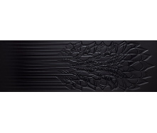 Керамическая плитка Paradyz Cold Crown Black Sciana Struktura Rekt. G1 39,8х119,8 см