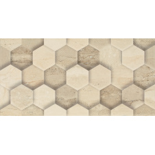 Керамическая плитка Paradyz Sunlight Stone Beige Sciana Dekor Geometryk G1 30х60 см