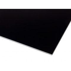 Стекло Лакобель черный (9005) 2550x1605 Днепр