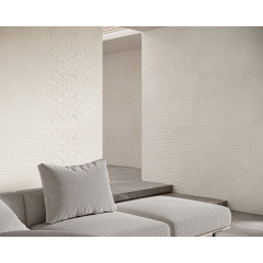 Керамическая плитка Paradyz Cold Crown White Sciana Struktura Rekt. G1 39,8х119,8 см Токмак