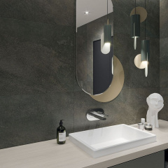 Керамогранитная плитка Paradyz Smoothstone Umbra Gres Szkl. Rekt. Satyna G1 59,8х119,8 см Київ