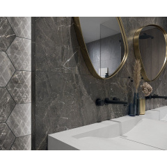 Керамогранитная плитка Paradyz Marvelstone Light Grey Heksagon Gres Szkl. Mat. G1 19,8х17,1 см Херсон
