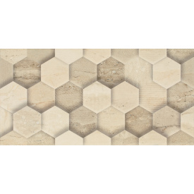 Керамическая плитка Paradyz Sunlight Stone Beige Sciana Dekor Geometryk G1 30х60 см