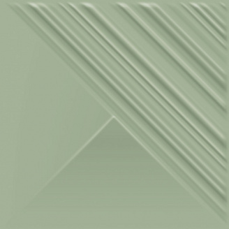 Керамическая плитка Paradyz Feelings Green Sciana Struktura Polysk G1 19,8х19,8 см