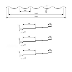 Металлочерепица TATA Steel Венера 0,45 мм polyester Березно
