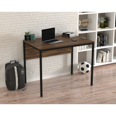 Фото - Стіл письмовий Loft-design L-2p-mini прямокутний 920 x650x750 мм горіх-модена Стіл письмовий Loft-design L-2p-mini прямокутний 920 x650x750 мм горіх-модена