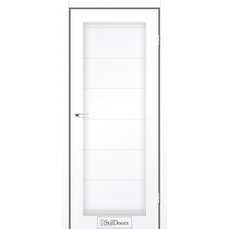 Двері міжкімнатні StilDoors (Стиль Дорс) Торонто білий матовий 600х900х2000 мм